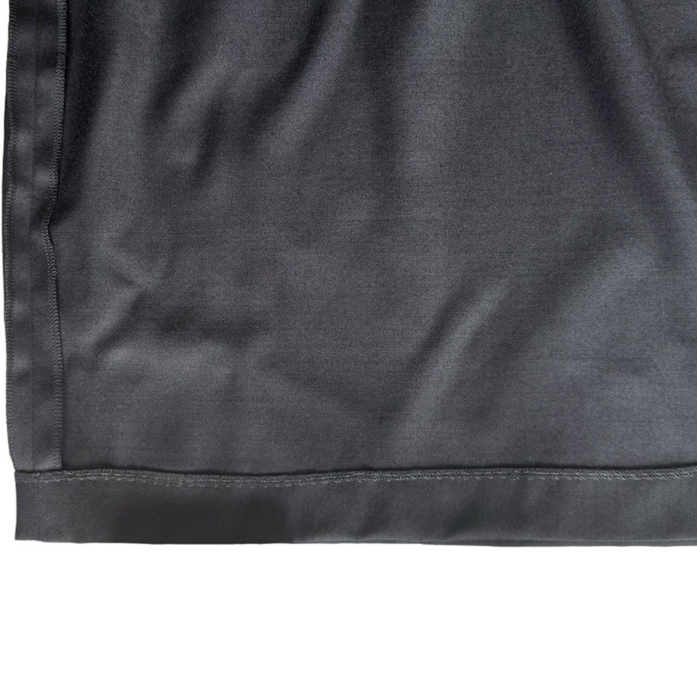 Michael Kors Vintage Black 100% Wool Mini Pencil Skirt w Darts M/L Made in Italy - Picture 6 of 9